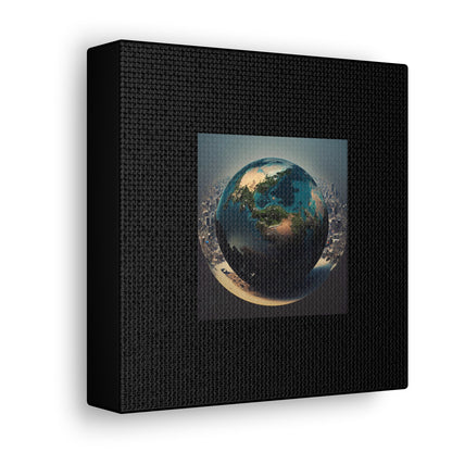 Matiby Worlds Black Canvas Gallery Wraps