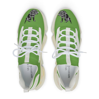 Men's Green Mesh Sneakers