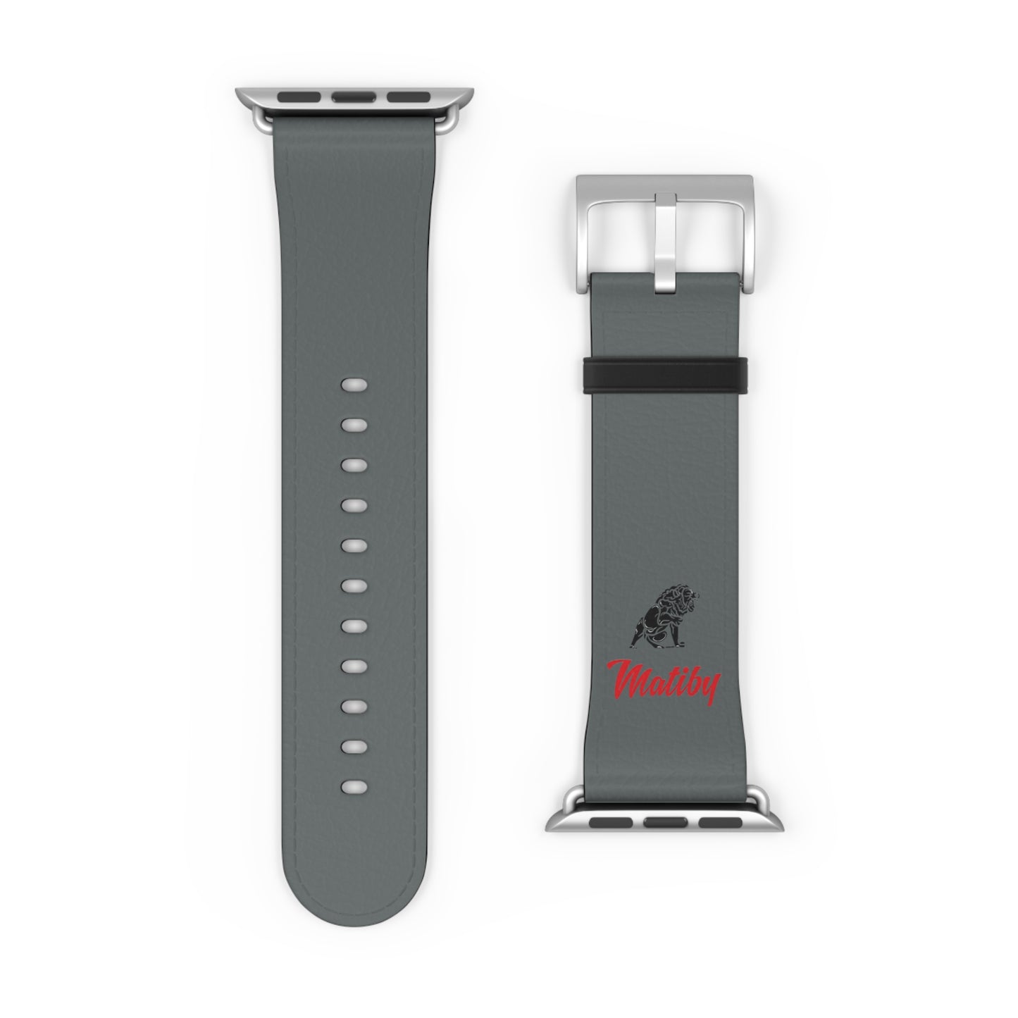 Matiby Dark Grey Watch Band