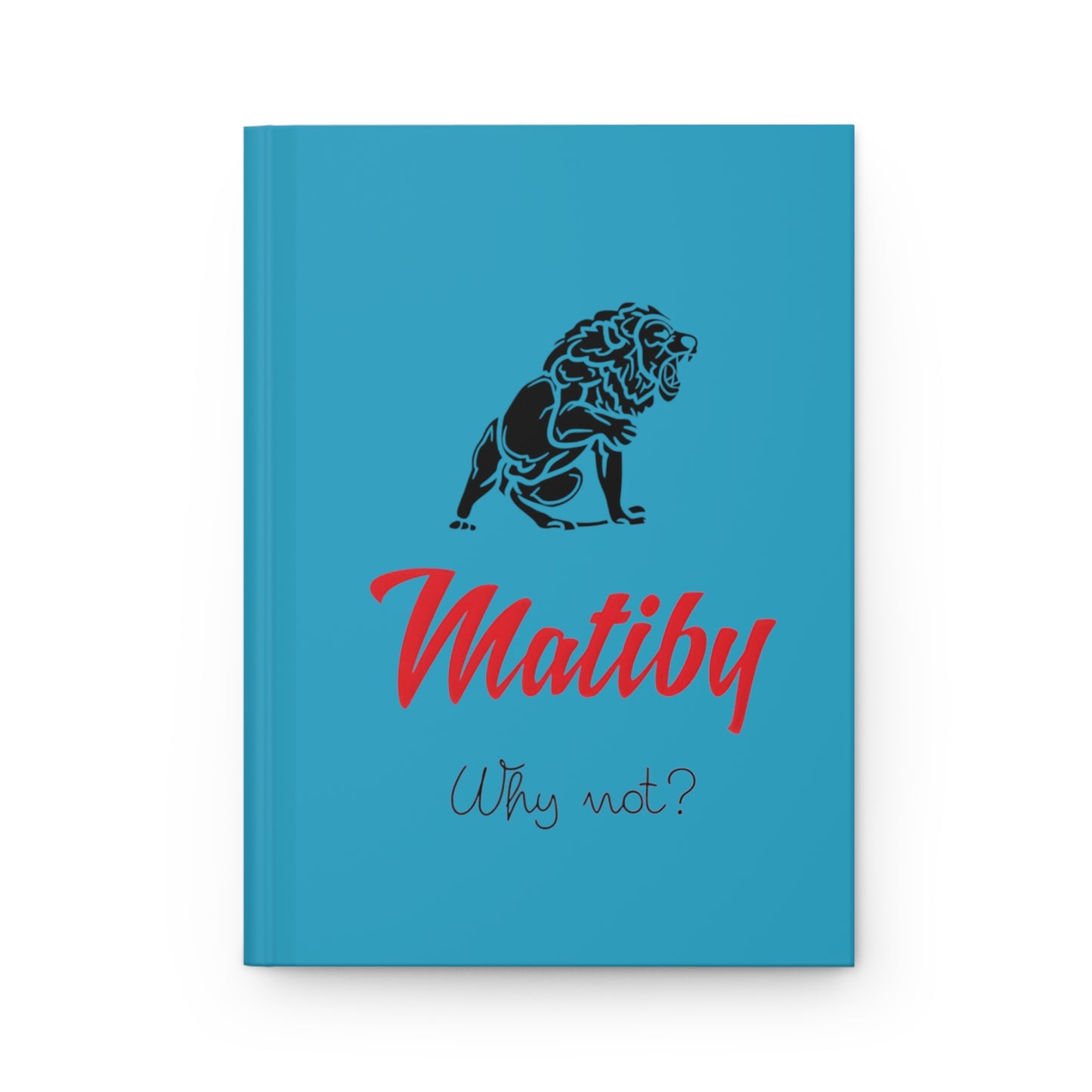 Matiby Hardcover Journal Matte Turquoise