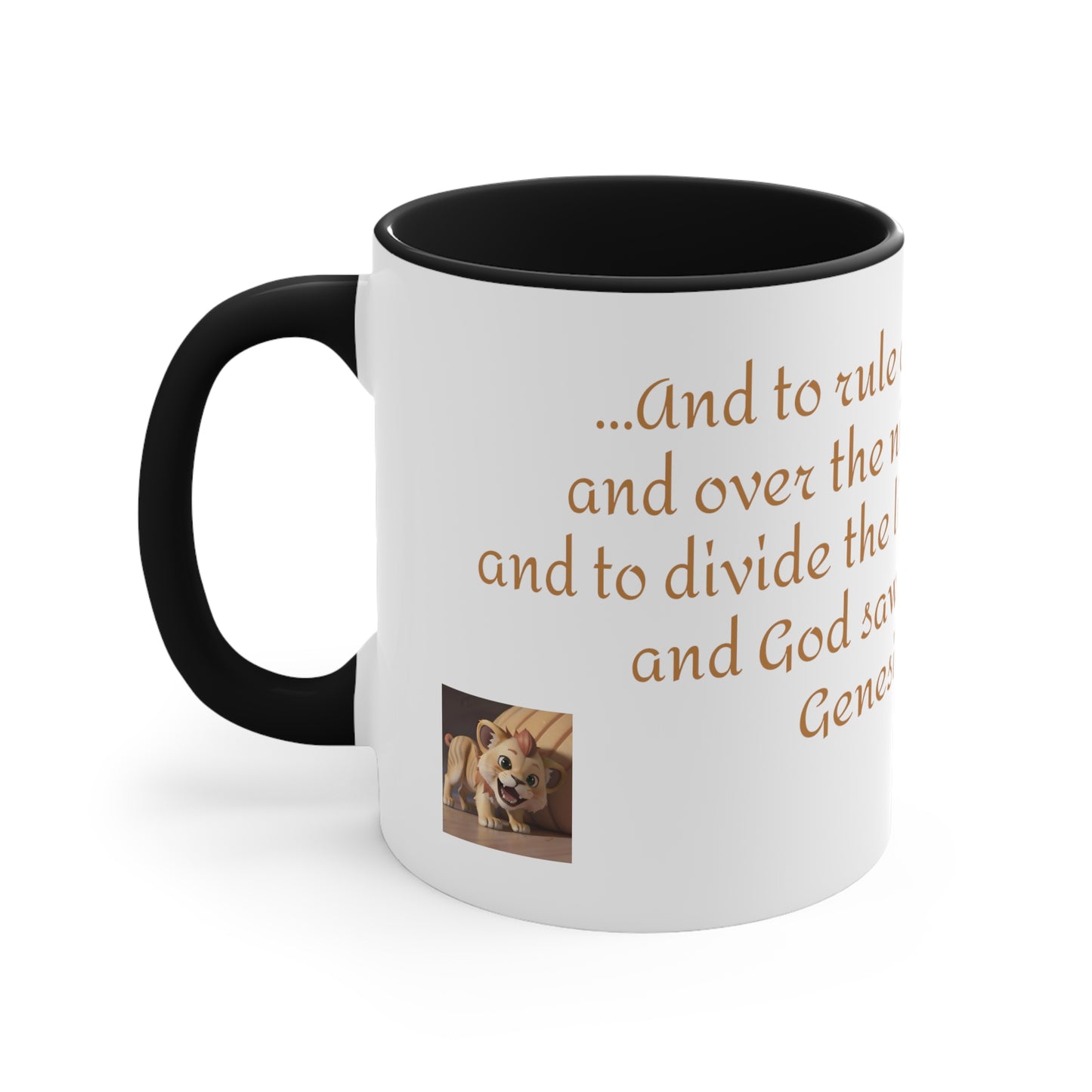 Bible Speaks Gen 1:18 Accent Mug, 11oz