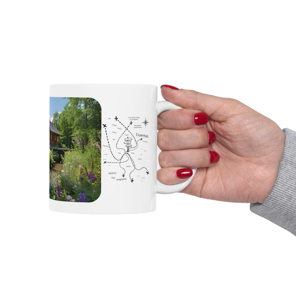 Cozy Architecture & Dreamy Landscapes #11 White Ceramic Mug – Homes Home Sweet Home Cup (11oz/15oz)