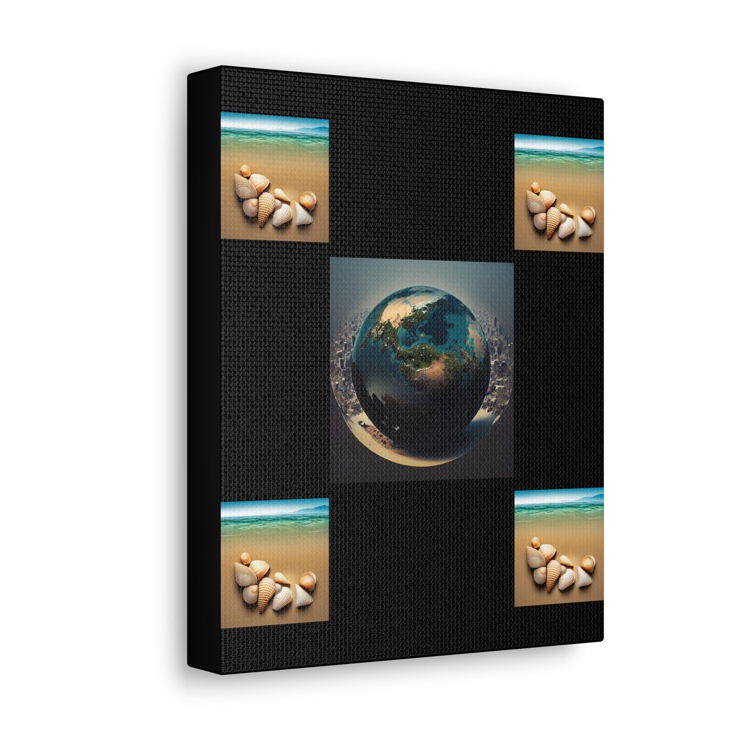 Matiby Worlds Black Canvas Gallery Wraps