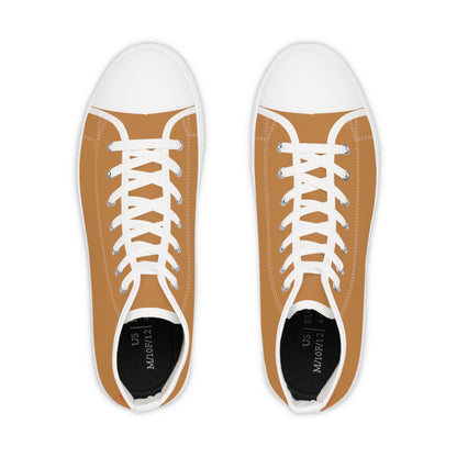 Men's Light Brown High Top Sneakers