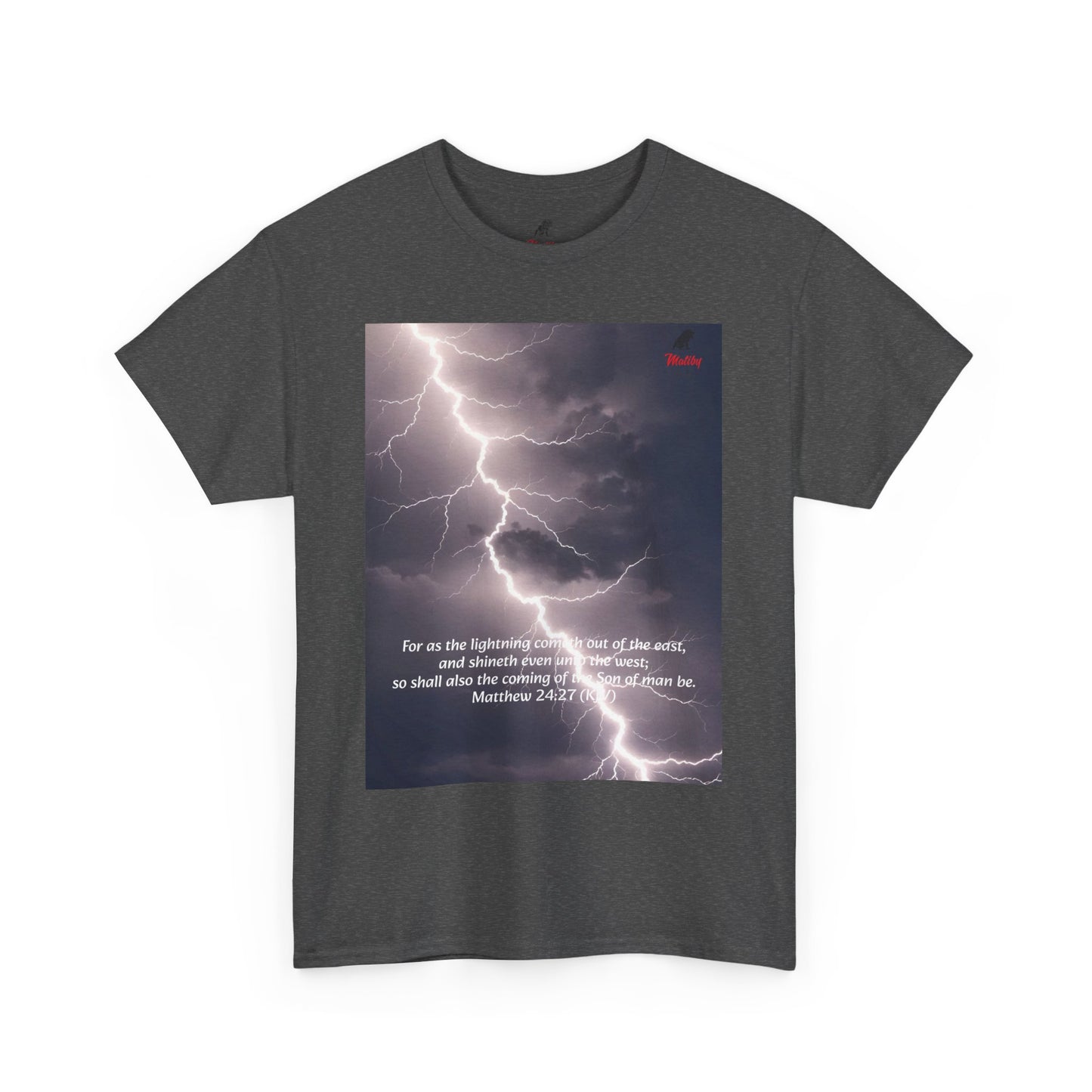 Lightning Style East West Unisex Heavy Cotton Tee