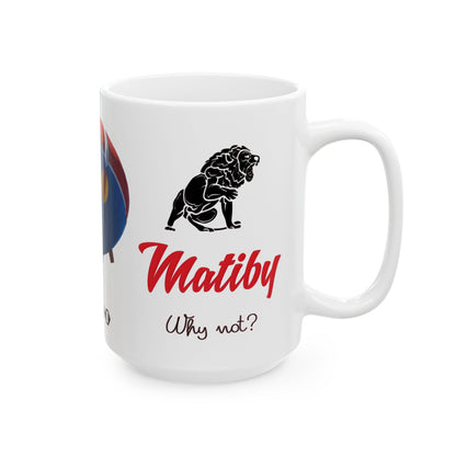 Matiby Airbo Ceramic Mug, (11oz, 15oz)