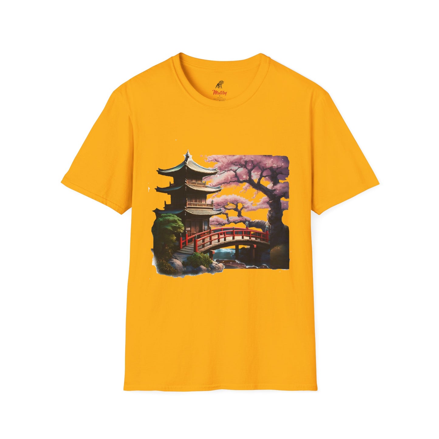 Japanese Landscape Unisex Softstyle T-Shirt