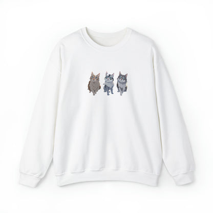 Matiby Cats Unisex Heavy Blend™ Crewneck Sweatshirt