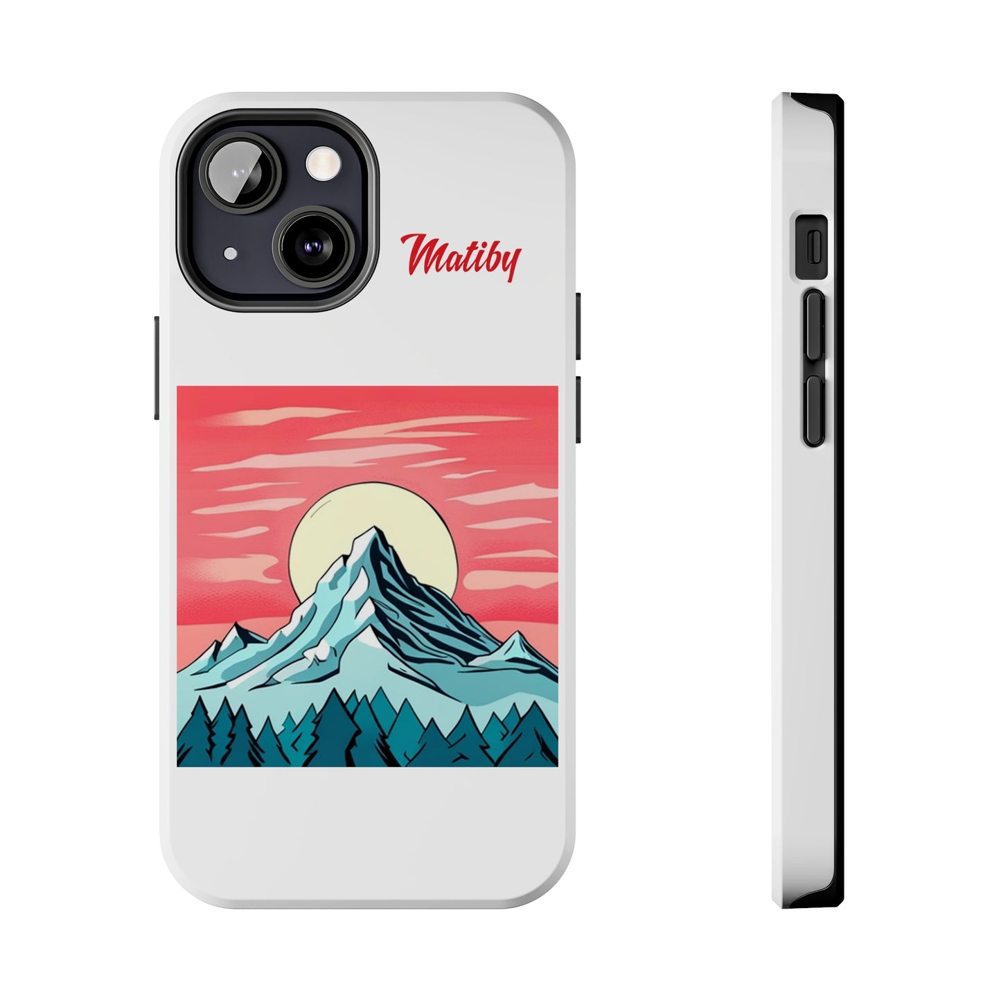 Sunset Mountain Tough Phone Cases