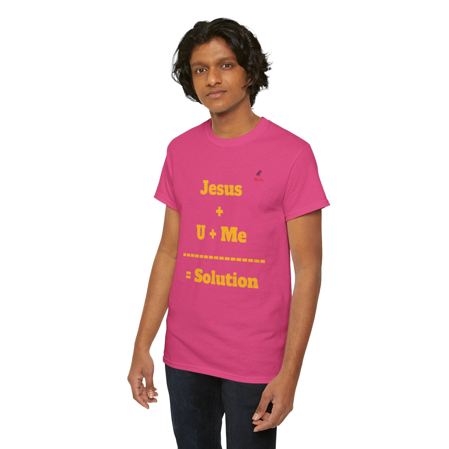 Jesus+U+Me Unisex Heavy Cotton Tee