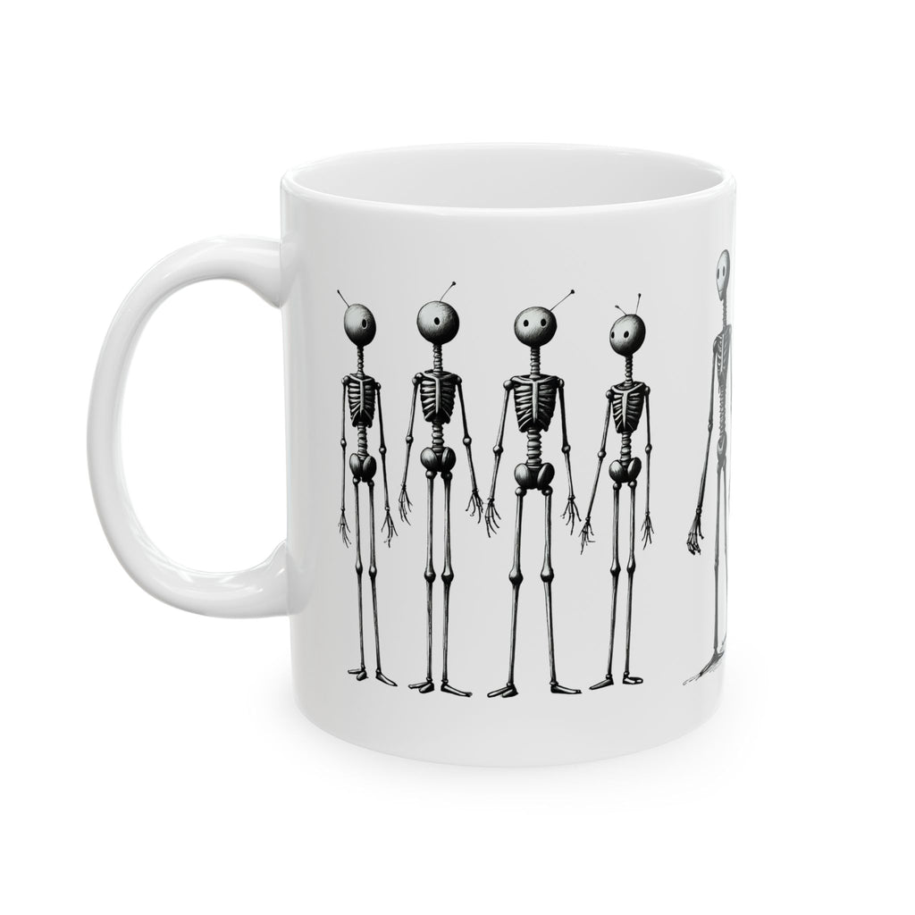 The Stick-To-It Species #17 White Ceramic Mug – Anatomy of Optimism Cup 11oz/15oz