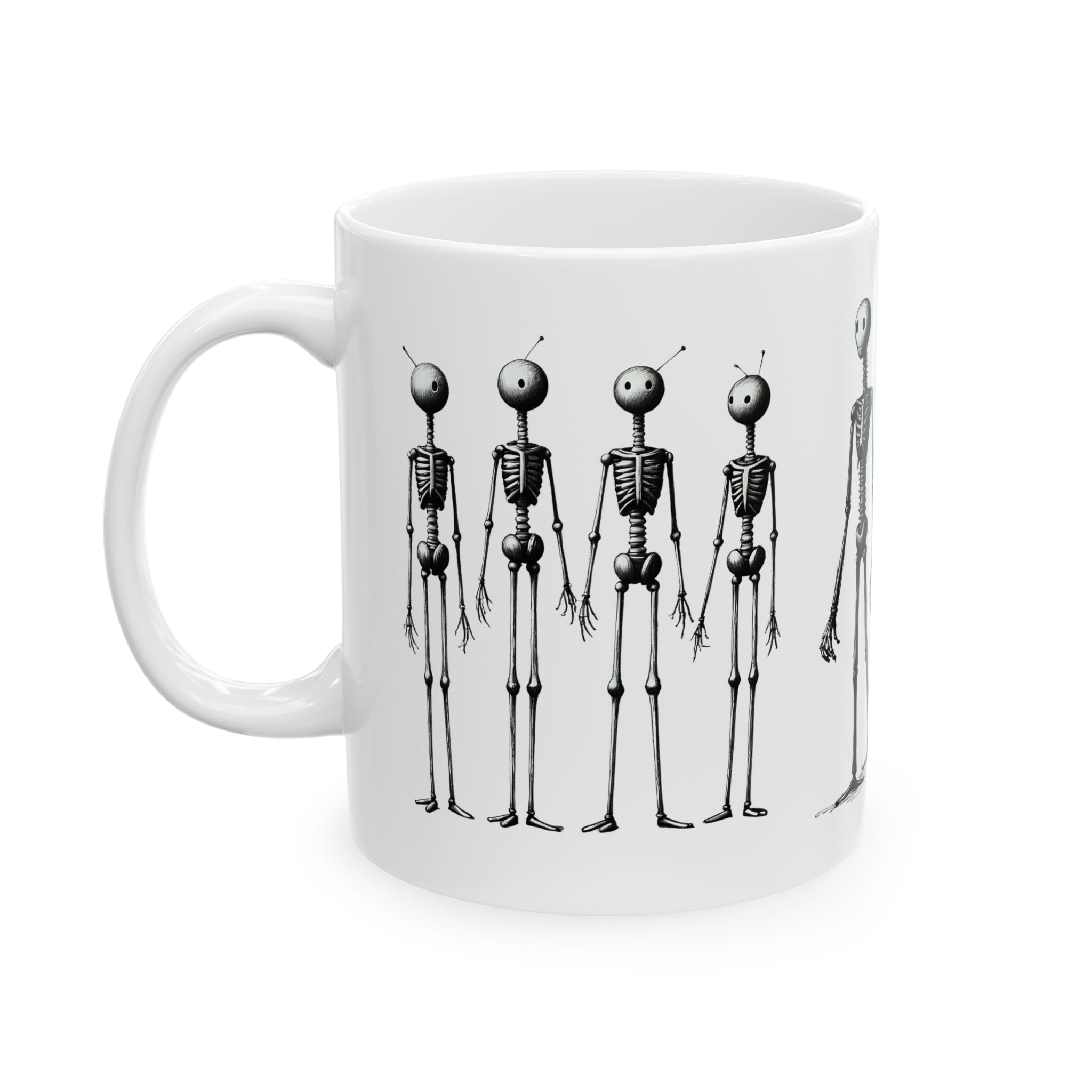 The Stick-To-It Species #17 White Ceramic Mug – Anatomy of Optimism Cup 11oz/15oz