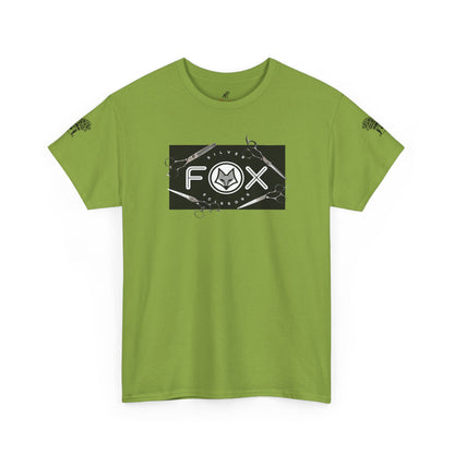 Silver Fox Scissors Unisex Heavy Cotton Tee