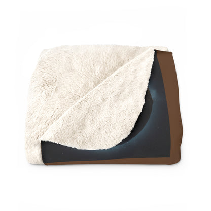 Matiby MEK Brown Sherpa Fleece Blanket