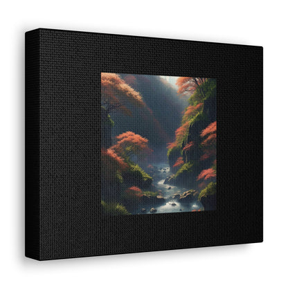 Artzy Scenic Black Canvas Gallery Wraps