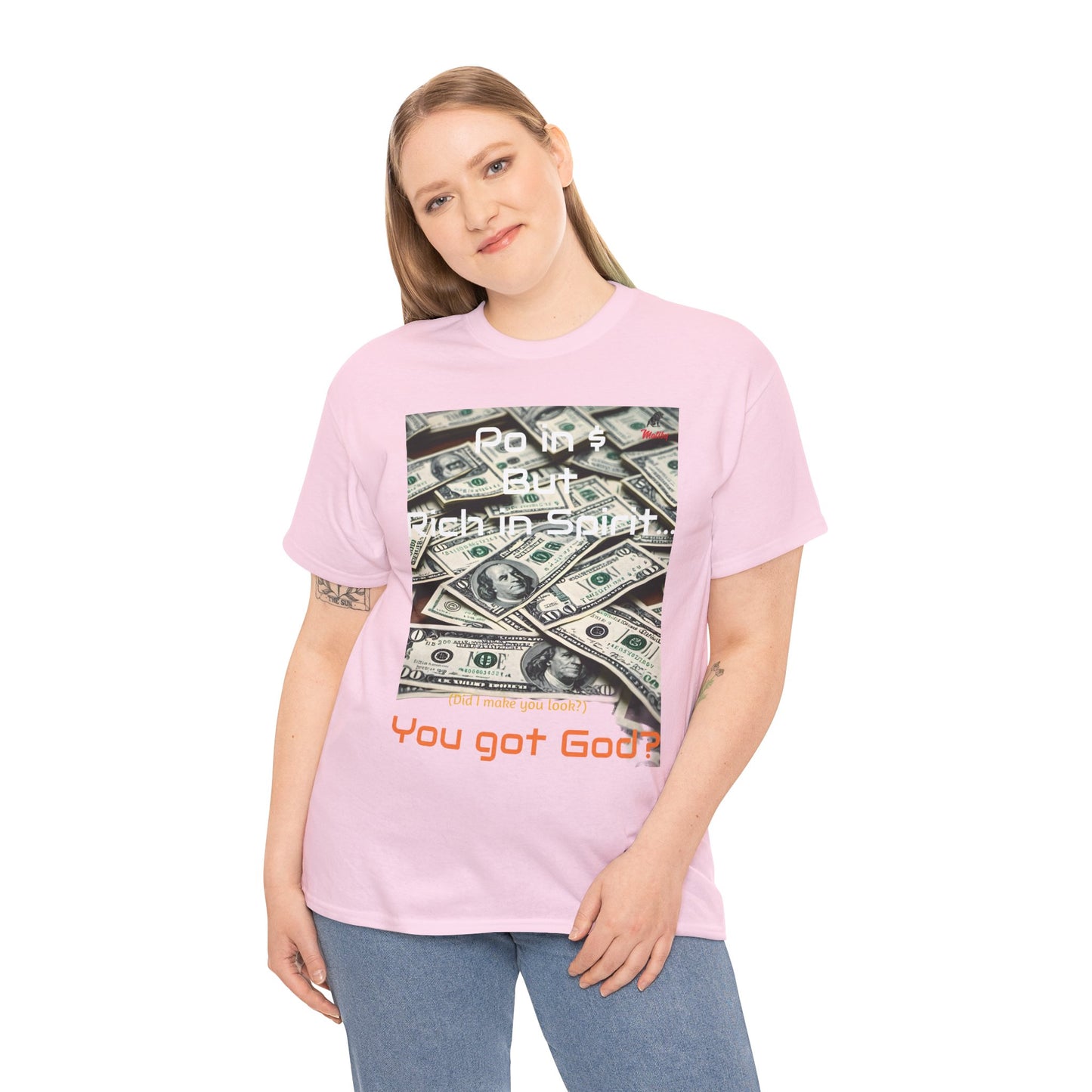 Rich in Spirit Unisex Heavy Cotton Tee