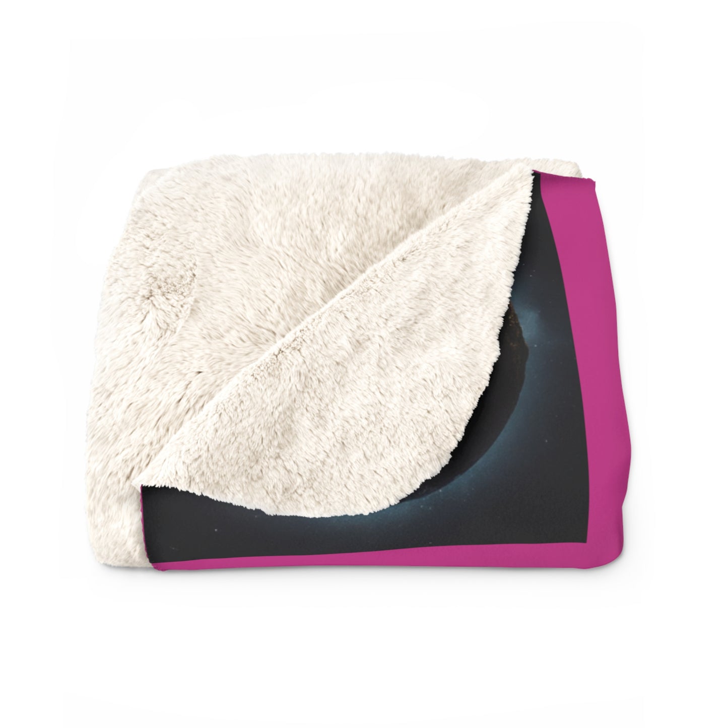 Matiby Worlds Pink Sherpa Fleece Blanket