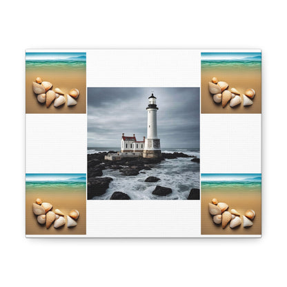 Lighthouse White Canvas Gallery Wraps