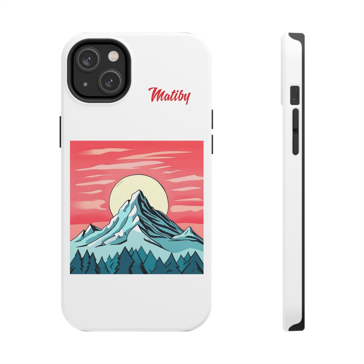 Sunset Mountain Tough Phone Cases