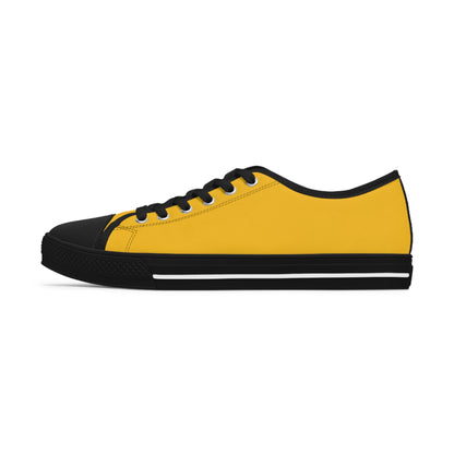 Women's Yellow Low Top Sneakers