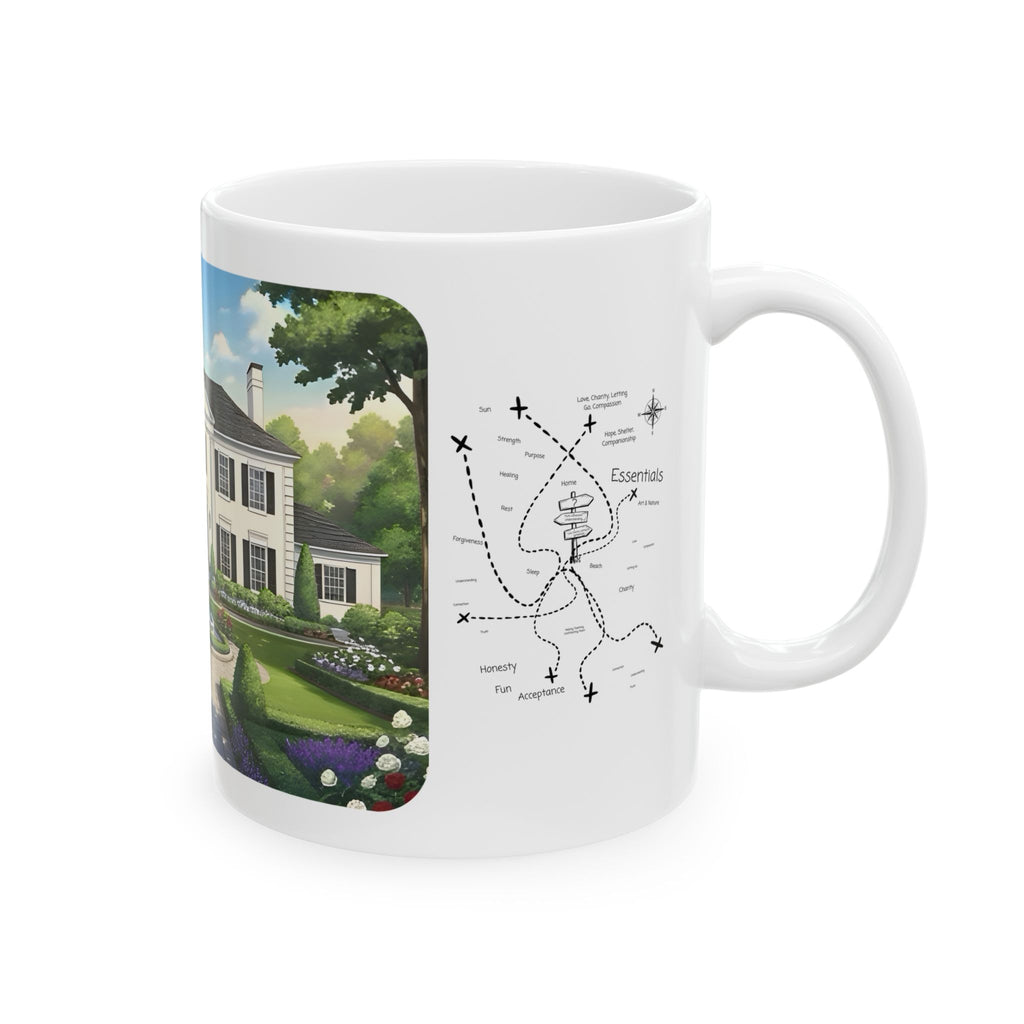 Cozy Architecture & Dreamy Landscapes #48 White Ceramic Mug – Homes Home Sweet Home Cup (11oz/15oz)