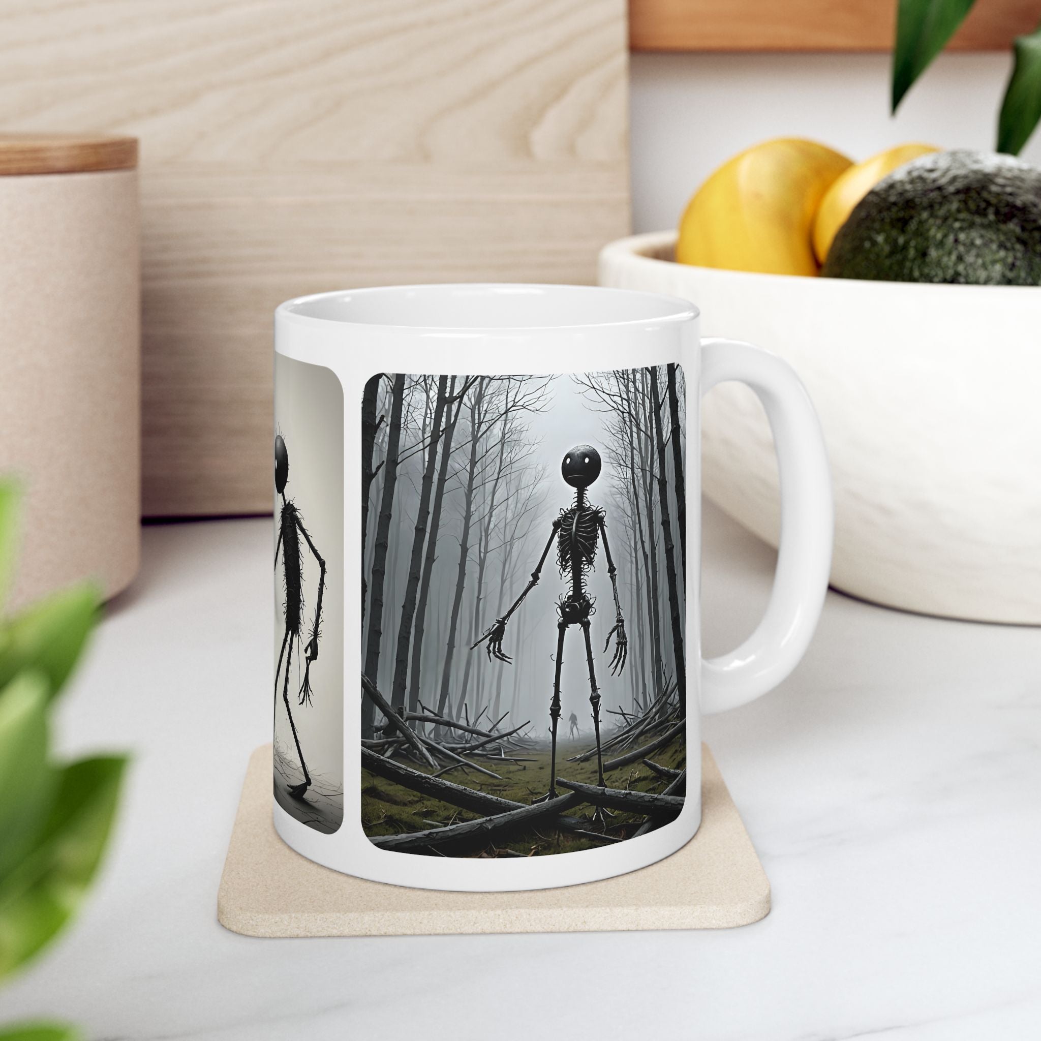 The Stick-To-It Species #2 White Ceramic Mug – Anatomy of Optimism Cup 11oz/15oz