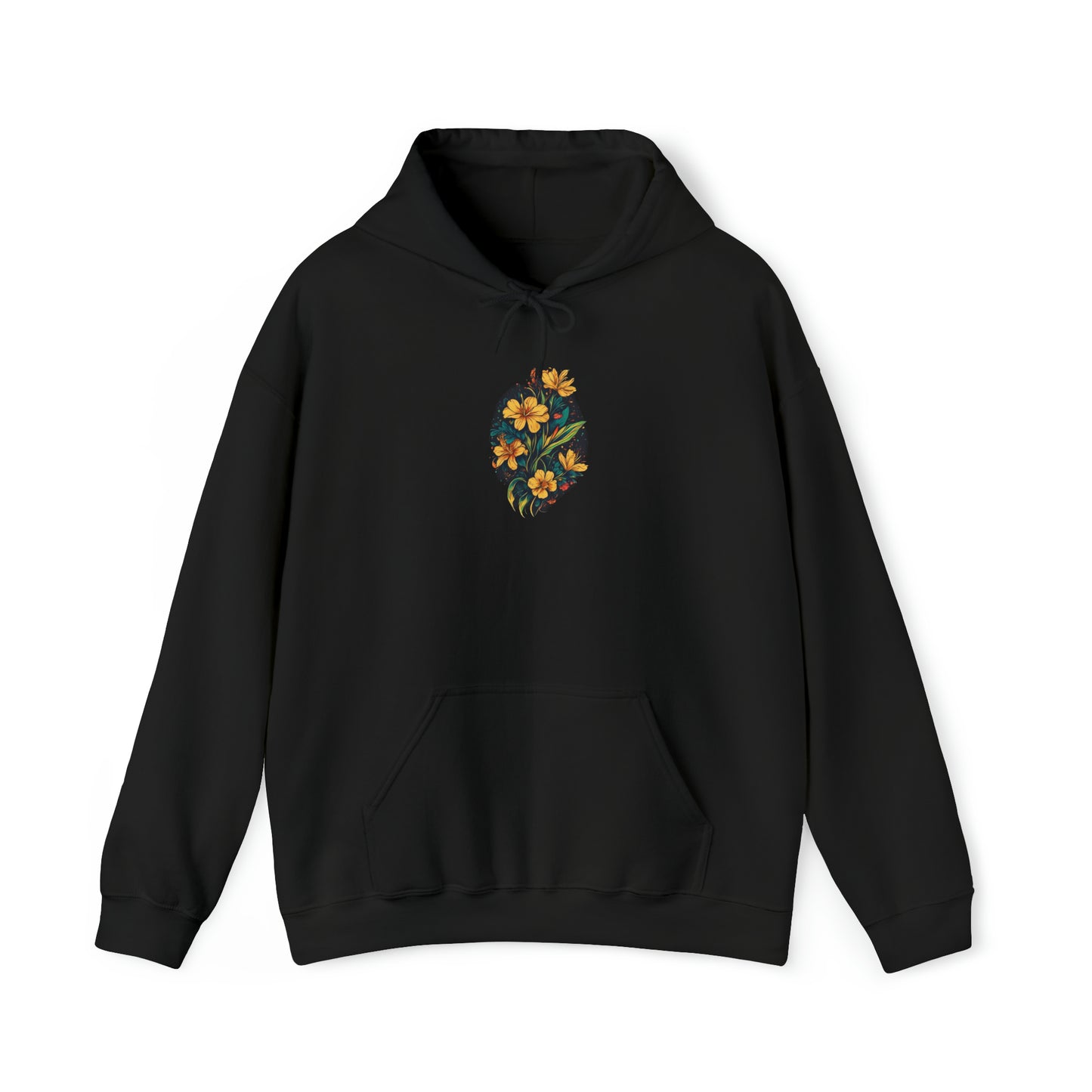 Floral Unisex Heavy Blend™ Hooded Sweatshirt