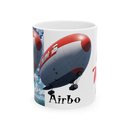 Matiby Airbo Ceramic Mug, (11oz, 15oz)