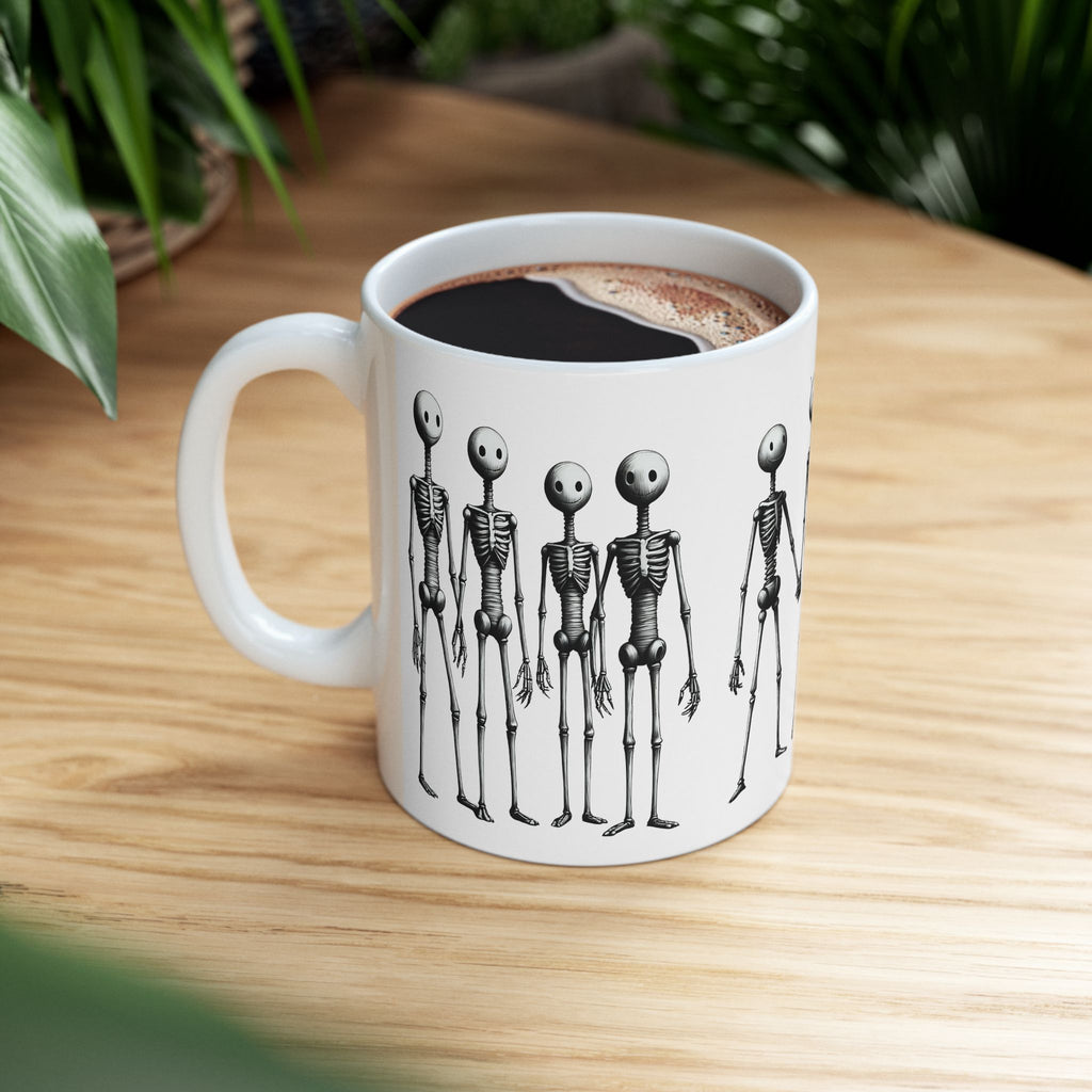 The Stick-To-It Species #11 White Ceramic Mug – Anatomy of Optimism Cup 11oz/15oz