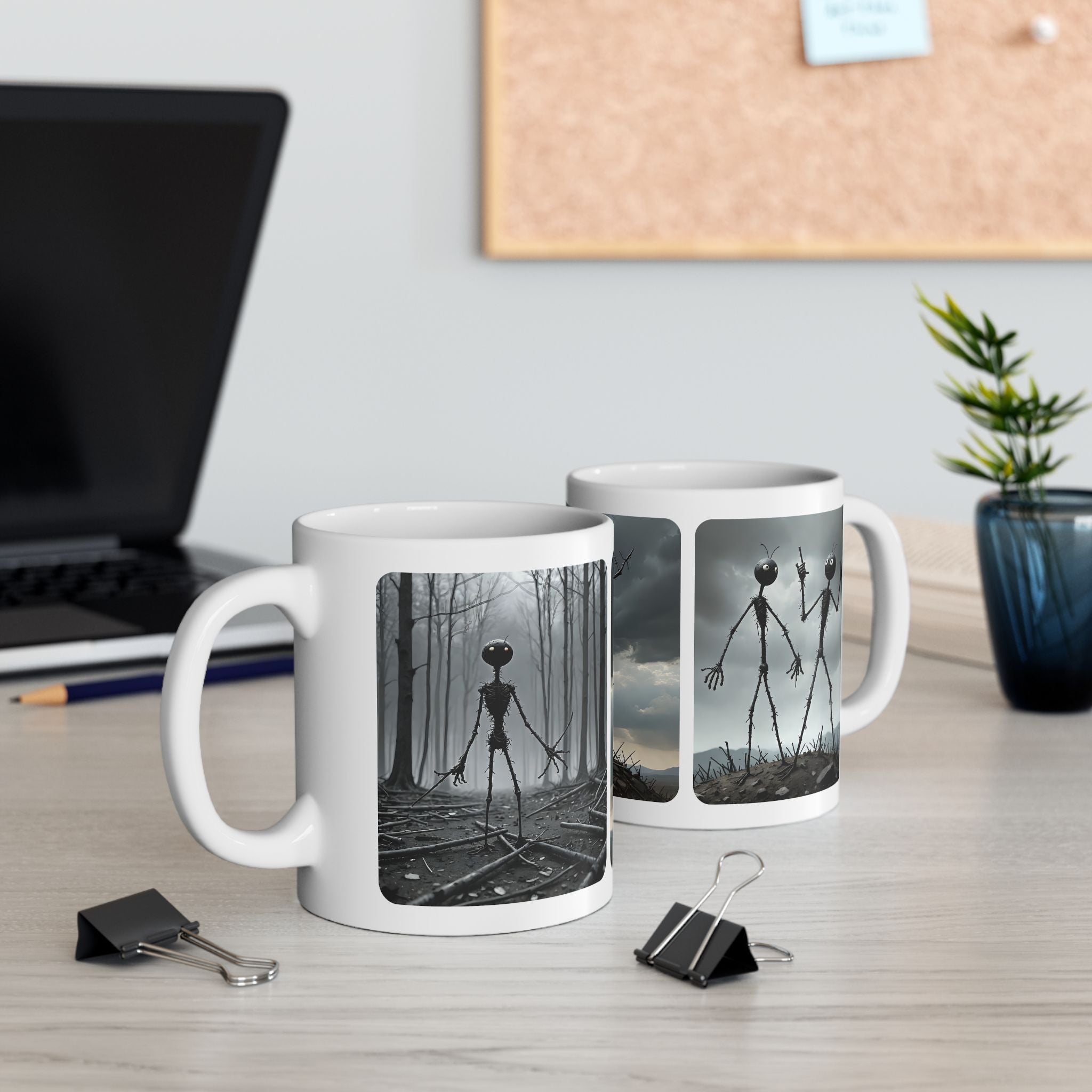 The Stick-To-It Species #4 White Ceramic Mug – Anatomy of Optimism Cup 11oz/15oz