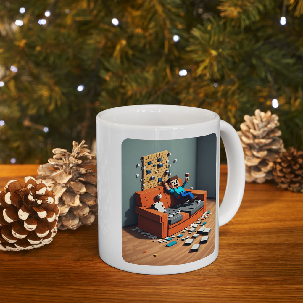 Voxel Expresso White Ceramic Mug —The Aftermath Tea Mug (11oz, 15oz)