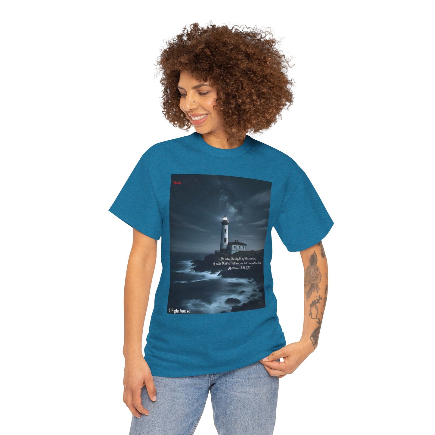 Lighthouse Unisex Heavy Cotton Tee