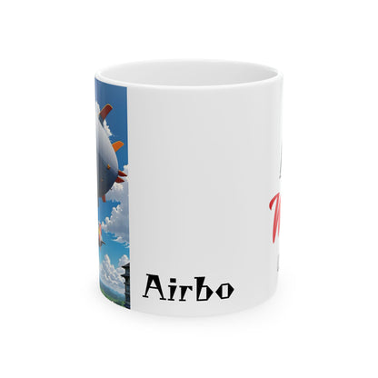 Matiby Airbo Ceramic Mug, (11oz, 15oz)