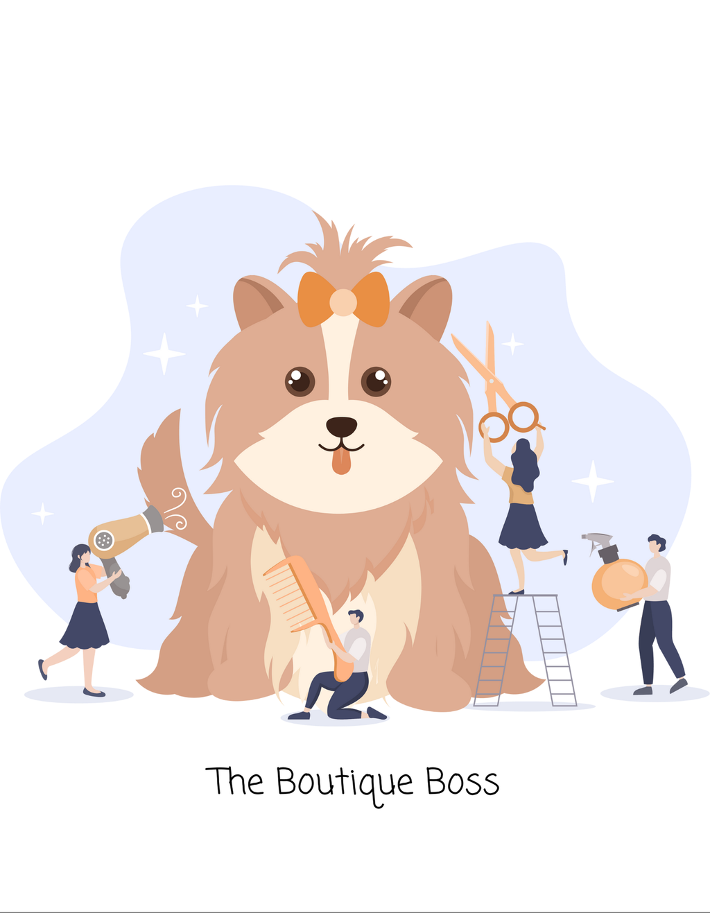 The Boutique Boss White Ceramic Mug — Adorable Cute Overload Cup (11oz/15oz)