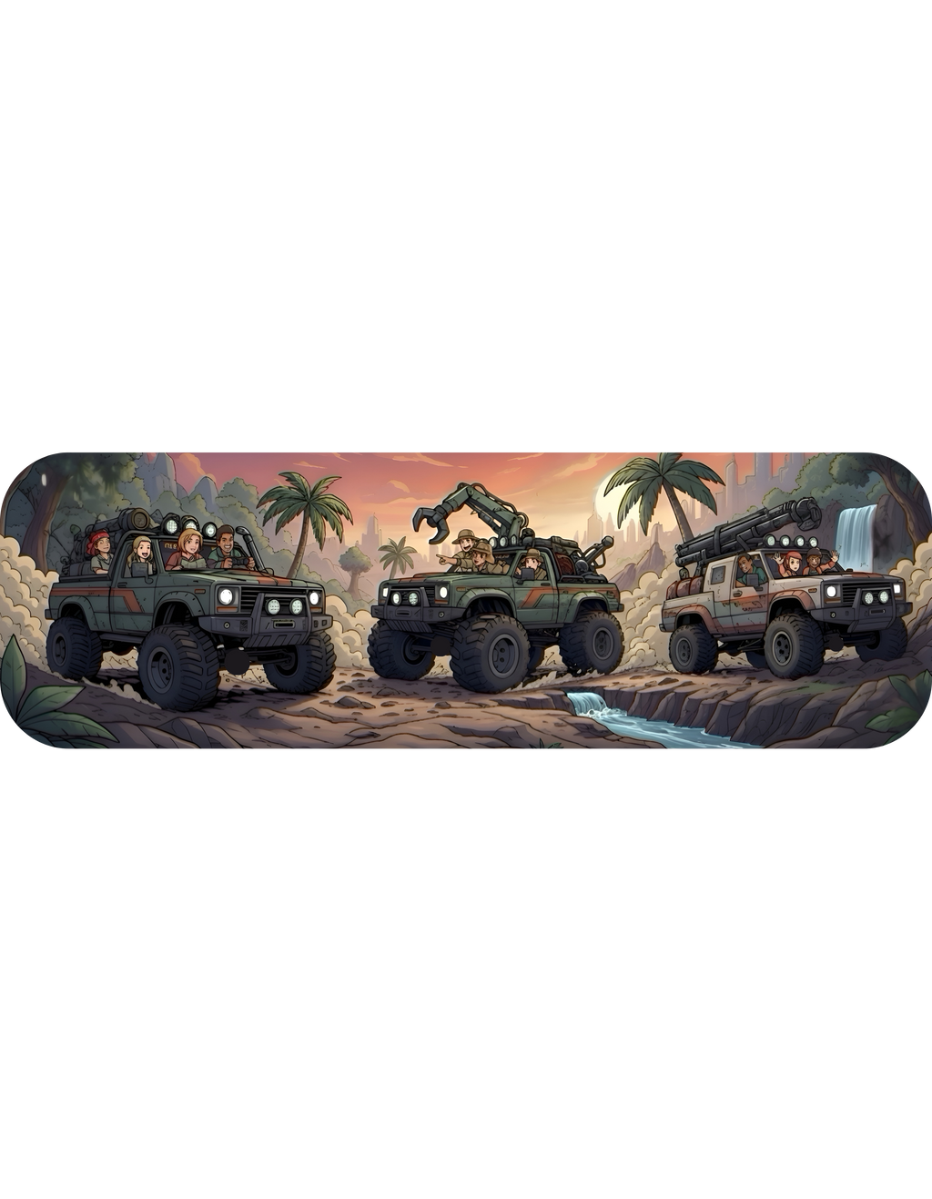 Adventure 4x4 Trucks #6, Explorers On Wheels White Ceramic Mug — Find Your Path To The Essentials Cup (11oz & 15oz)