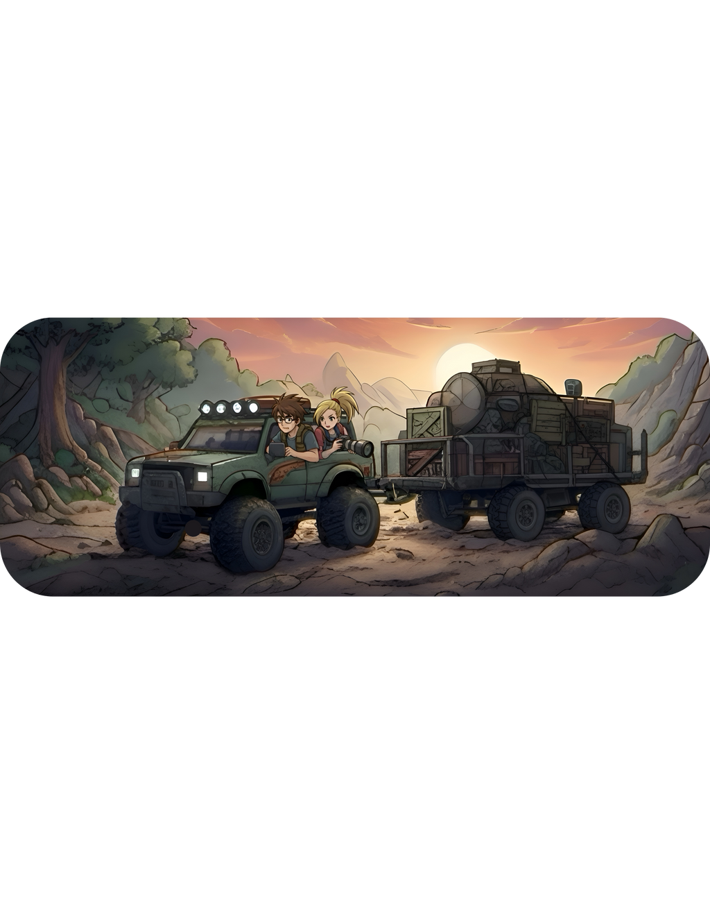 Adventure 4x4 Trucks #25, Photographers In The Wild White Ceramic Mug — Find Your Path To The Essentials Cup (11oz & 15oz)