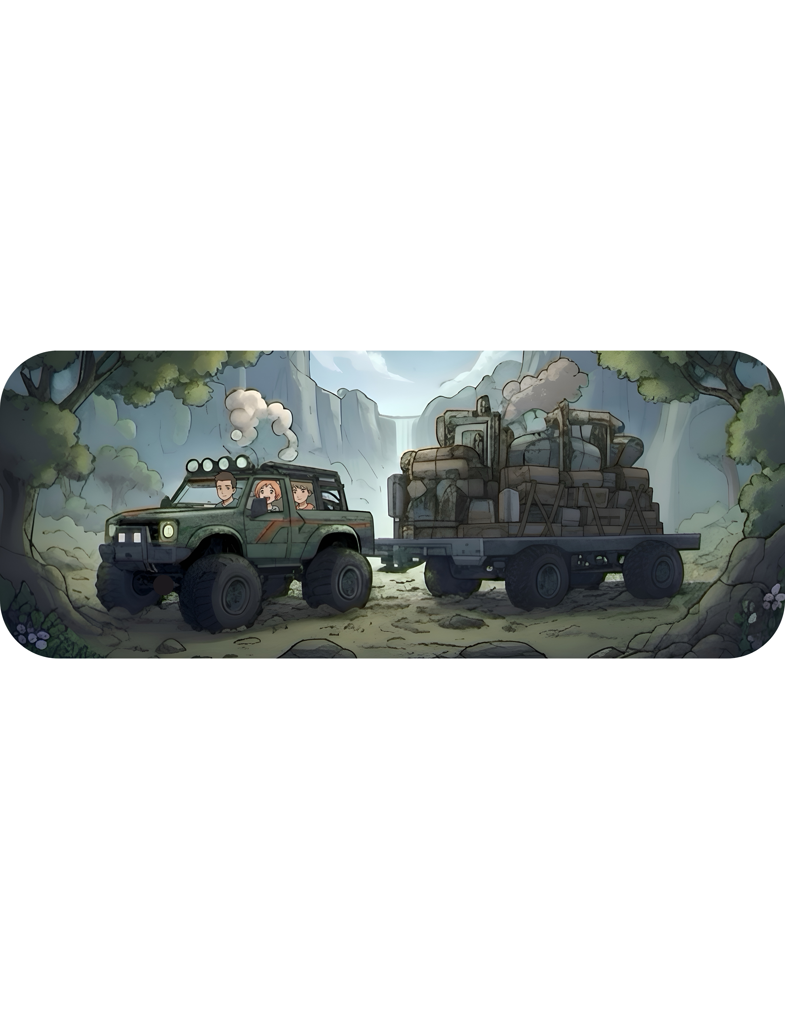 Adventure 4x4 Trucks #35, Future Scientists On The Move White Ceramic Mug — Find Your Path To The Essentials Cup (11oz & 15oz)