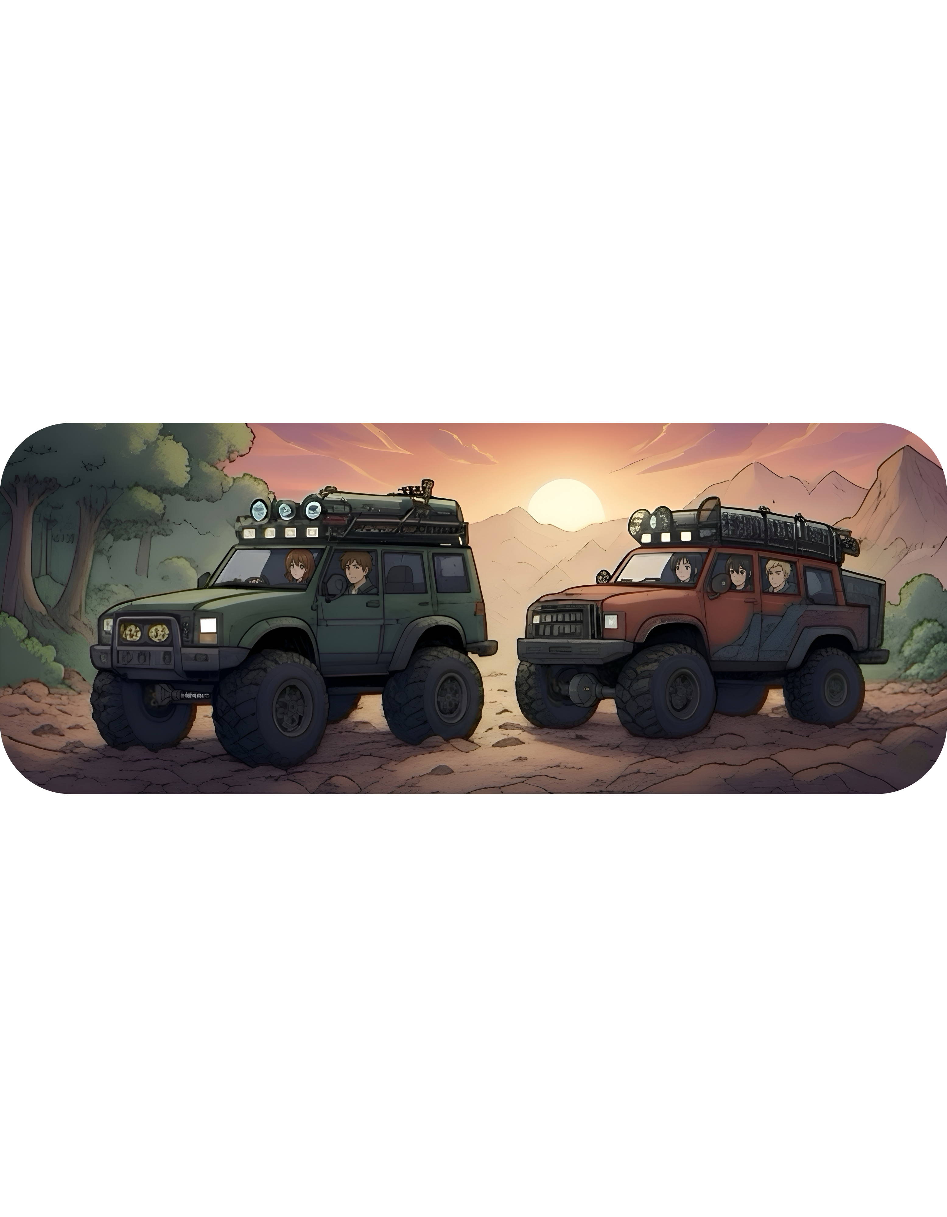 Adventure 4x4 Trucks #43, Future Engineers On The Move White Ceramic Mug — Find Your Path To The Essentials Cup (11oz & 15oz)