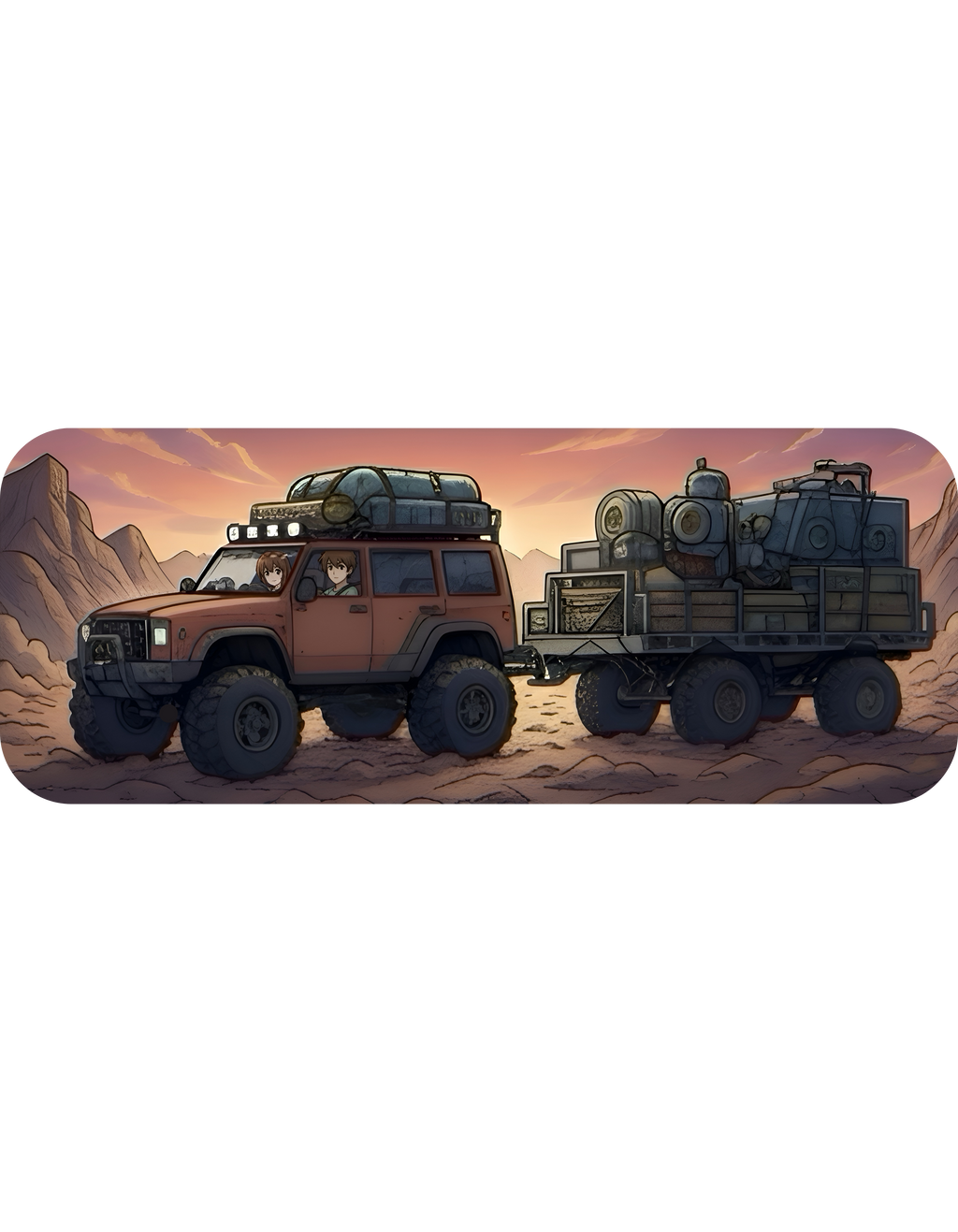 Adventure 4x4 Trucks #46, Outdoor Lovers White Ceramic Mug — Find Your Path To The Essentials Cup (11oz & 15oz)