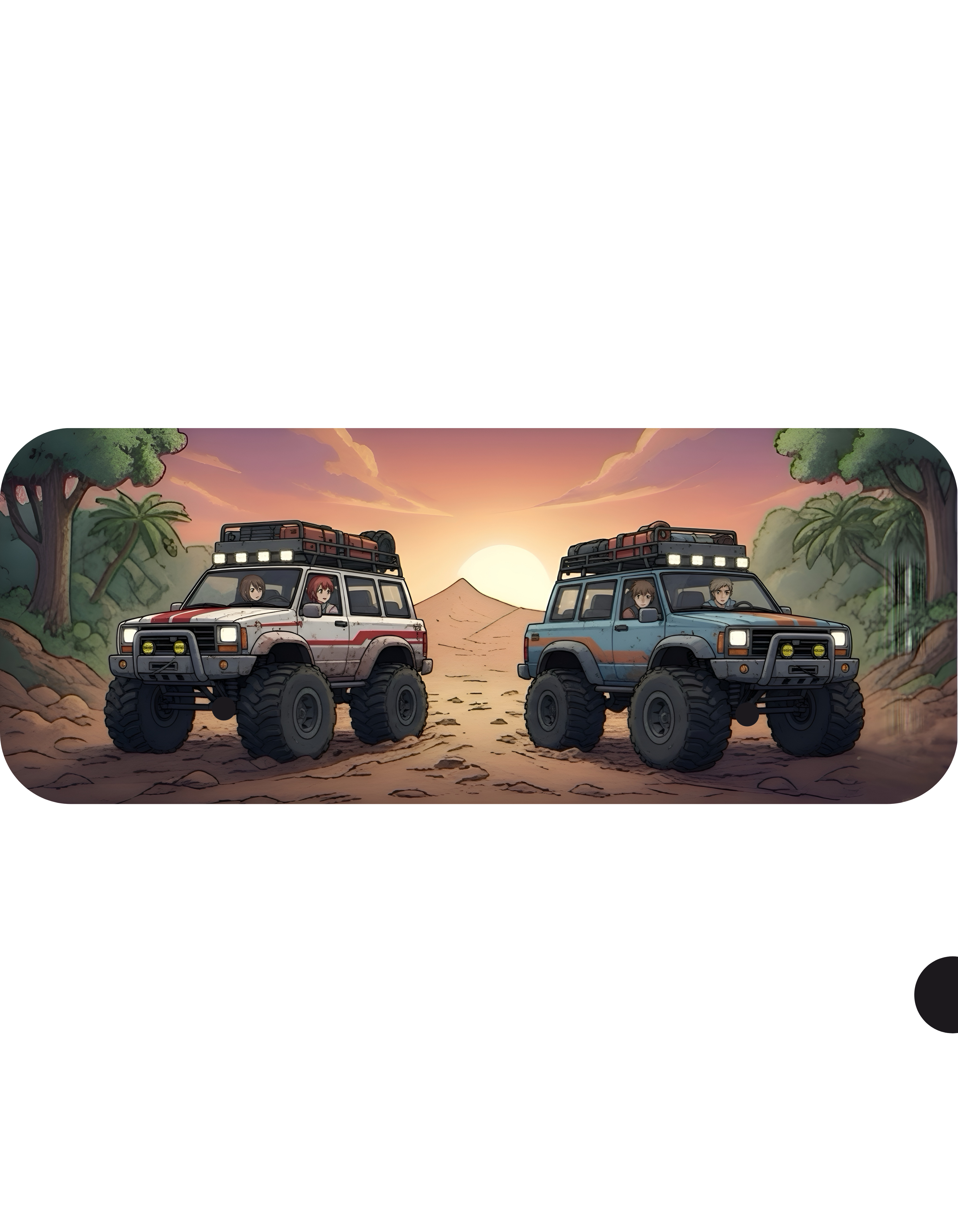 Adventure 4x4 Trucks #49, Gals, Guys, Mud, & Beefy Rides White Ceramic Mug — Find Your Path To The Essentials Cup (11oz & 15oz)