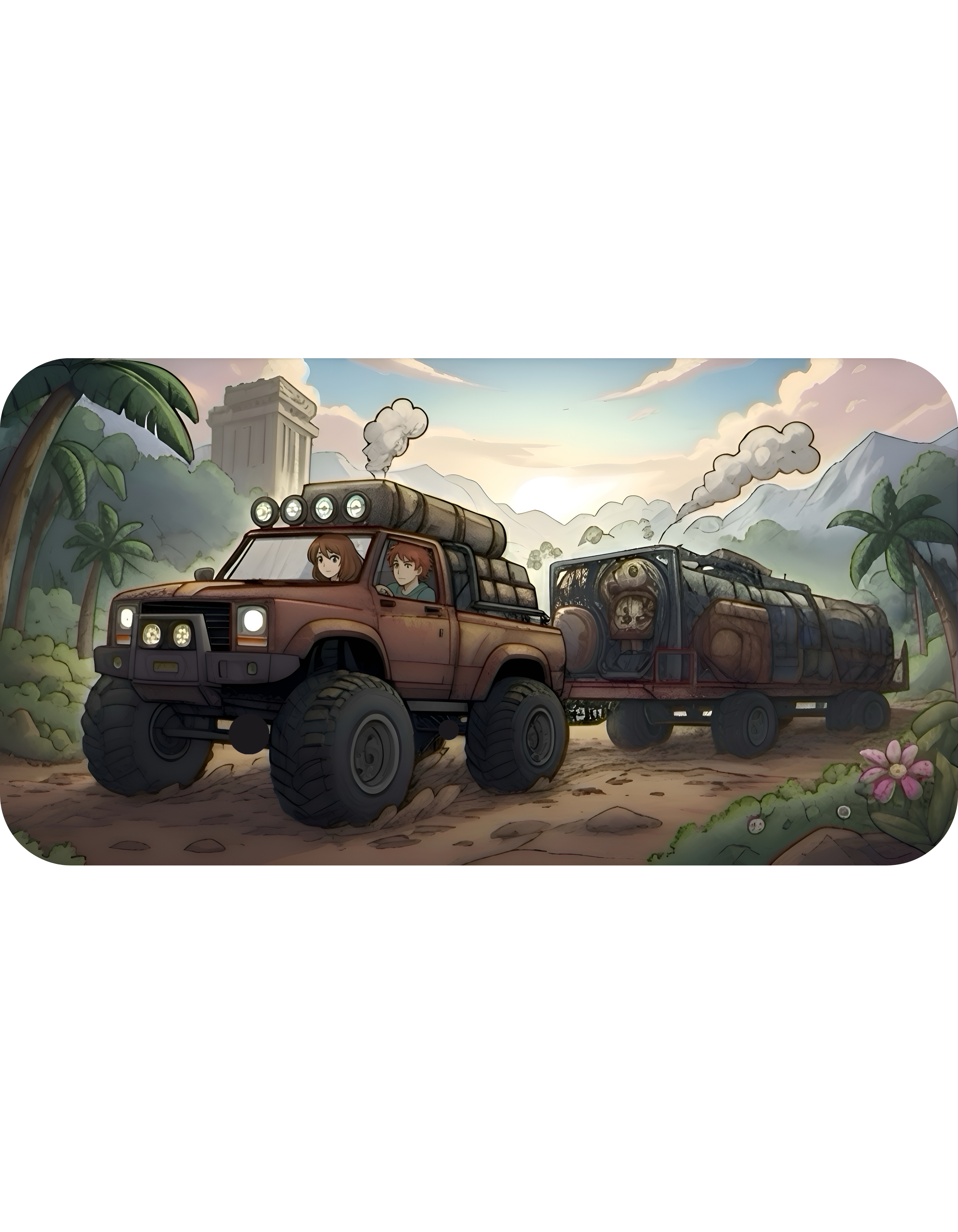 Adventure 4x4 Trucks #56, Off-Road Cross Country Haulers White Ceramic Mug — Find Your Path To The Essentials Cup (11oz & 15oz)