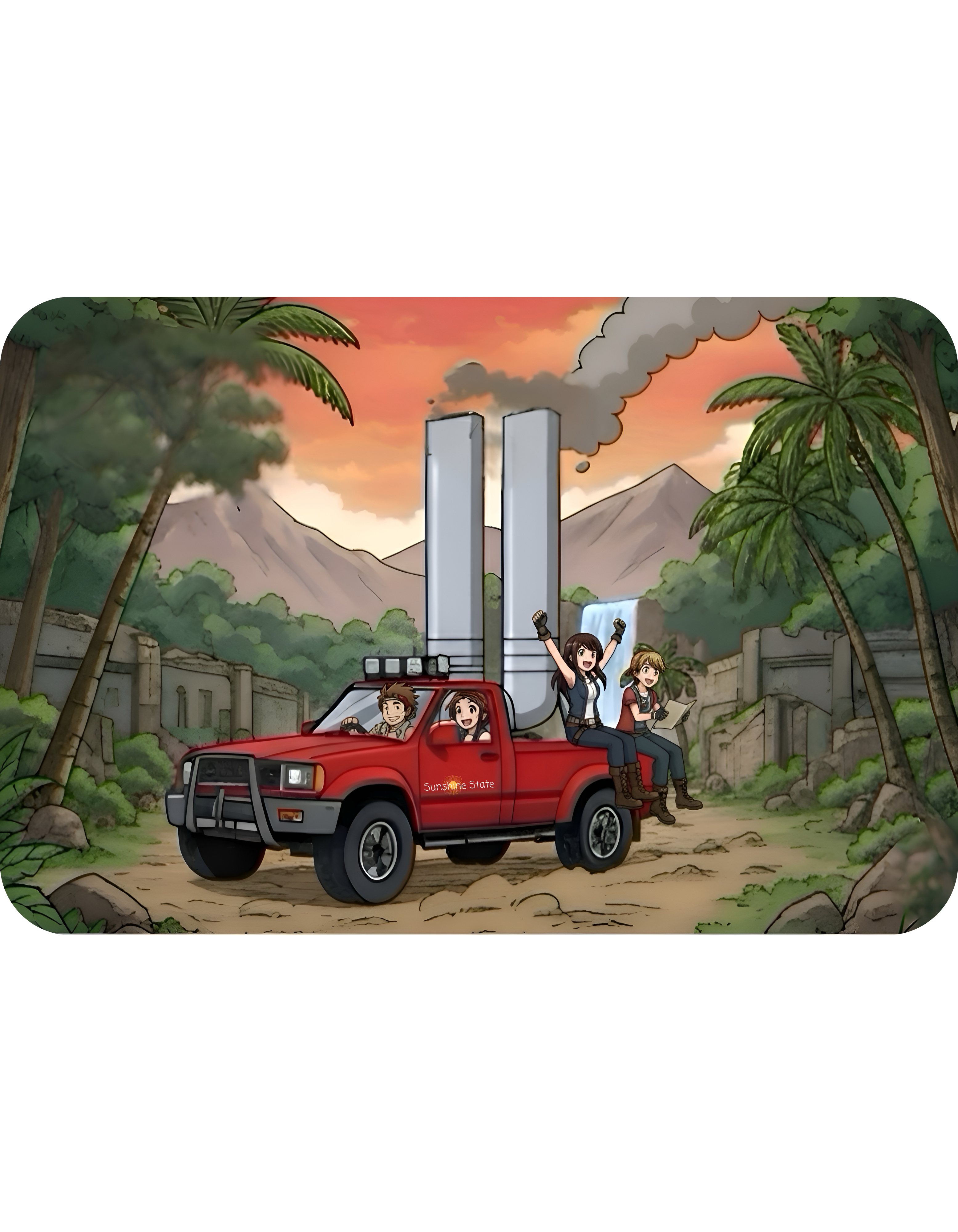 Sunshine State Pickup Trucks #16, Hauling Explorers White Ceramic Mug – Celebrating Companionship, Creativity & Life’s Little Wonders Cup (11oz/15oz)