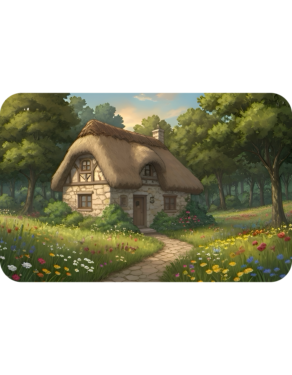 Cozy Architecture & Dreamy Landscapes #35 White Ceramic Mug – Homes Home Sweet Home Cup (11oz/15oz)