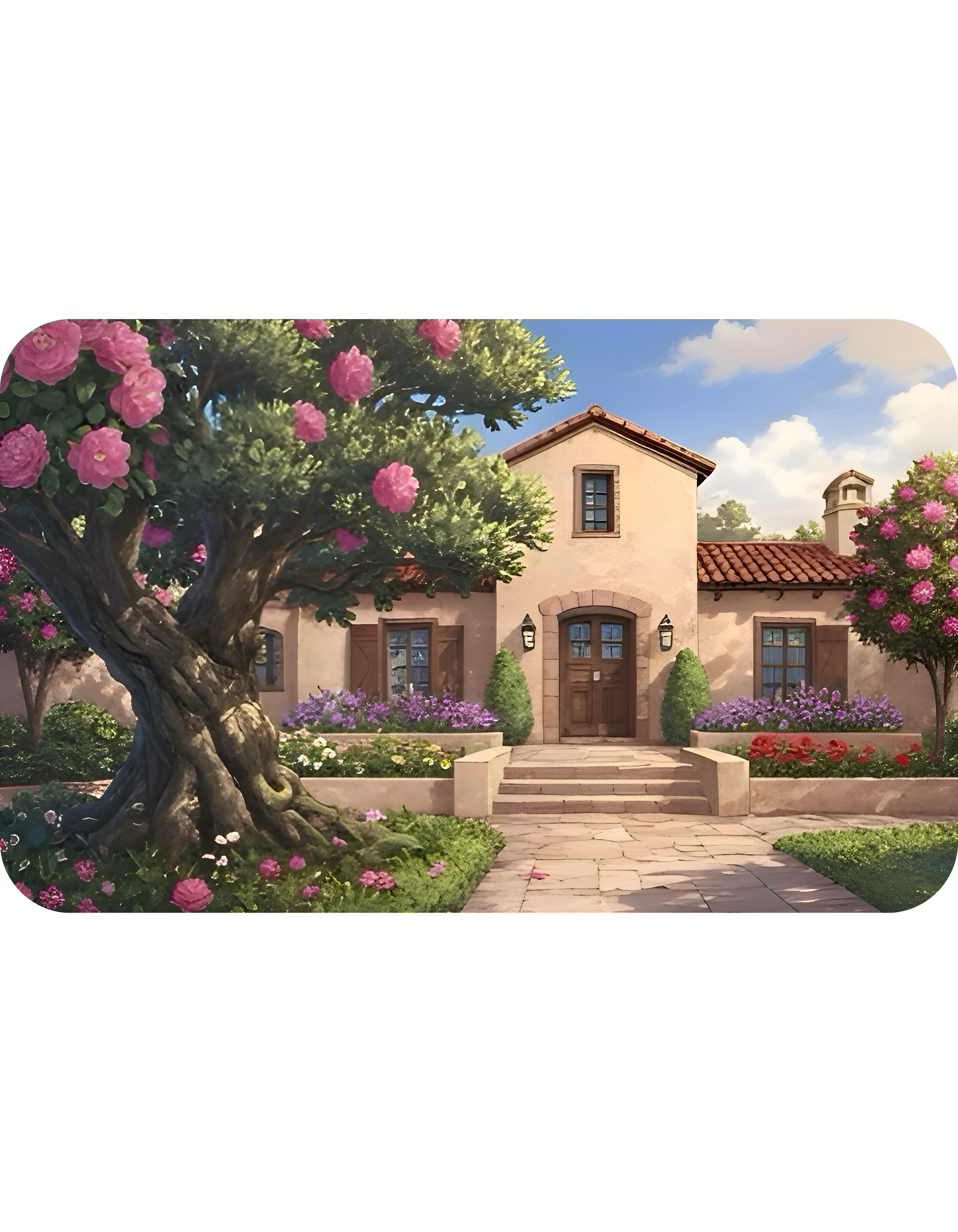 Cozy Architecture & Dreamy Landscapes #50 White Ceramic Mug – Homes Home Sweet Home Cup (11oz/15oz)