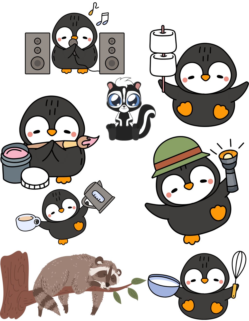 Playful & Cute Pets Decor #4 White Ceramic Mug — Adorable Animals To Brighten Your Day Cup (11oz & 15oz)