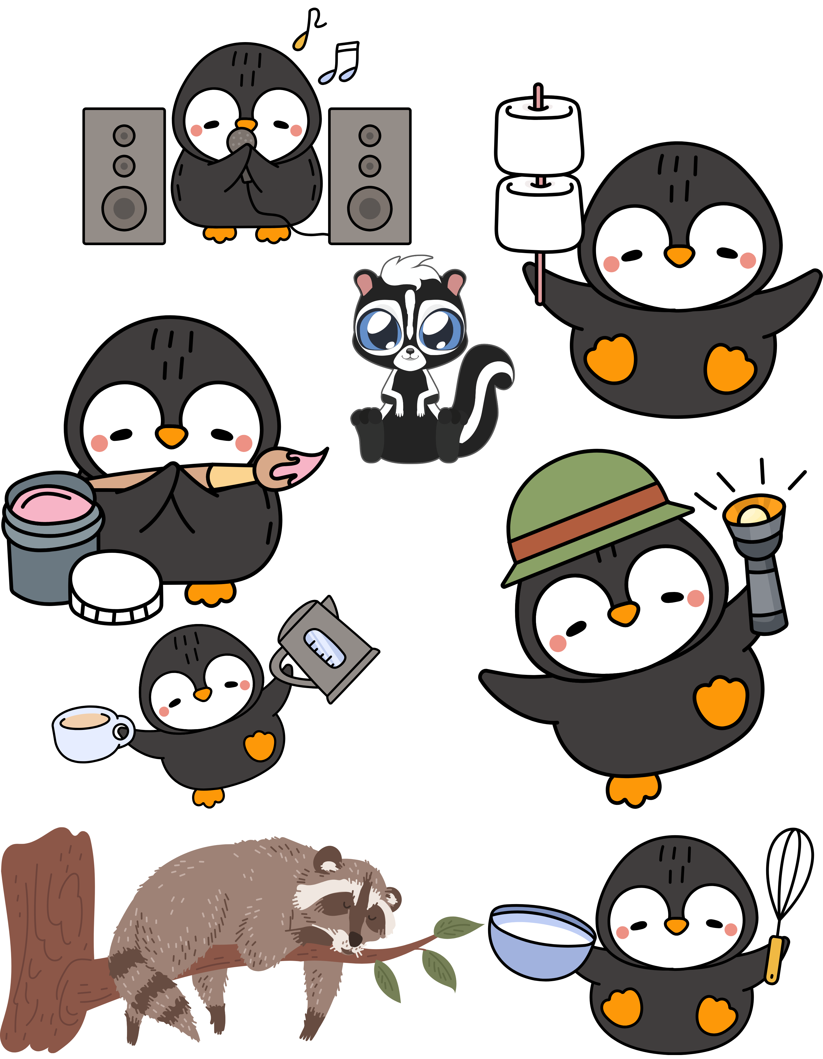 Playful & Cute Pets Decor #4 White Ceramic Mug — Adorable Animals To Brighten Your Day Cup (11oz & 15oz)