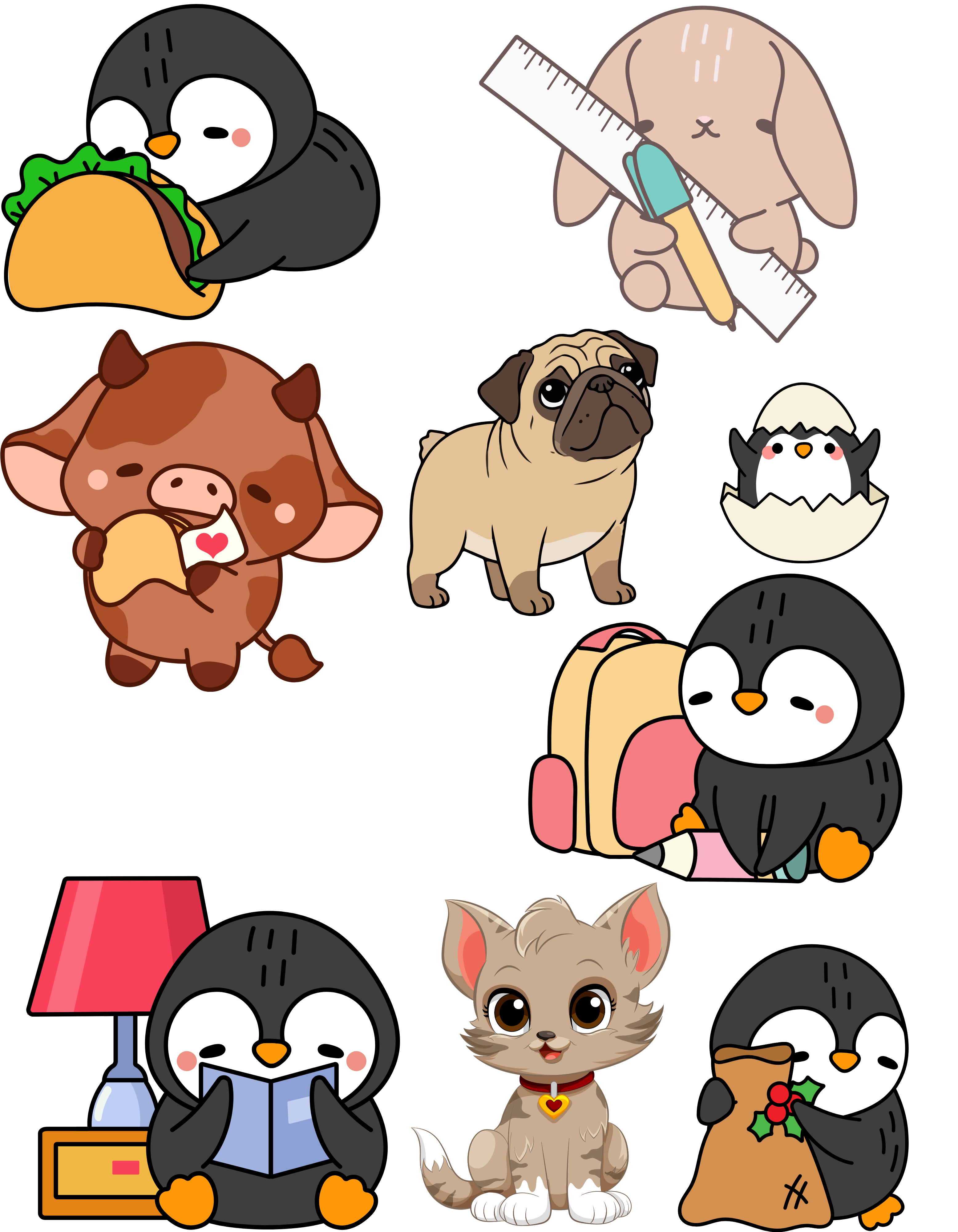 Playful & Cute Pets Decor #5 White Ceramic Mug — Adorable Animals To Brighten Your Day Cup (11oz & 15oz)