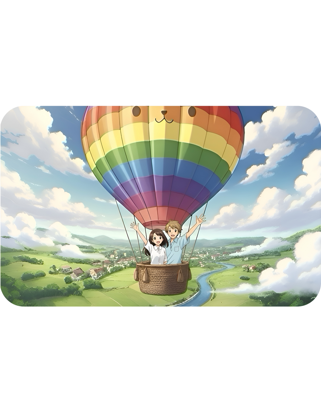 Hot Air Balloon Adventure #1 White Ceramic Mug — True Wealth, Adventure, & Creativity Cup (11oz/15oz)