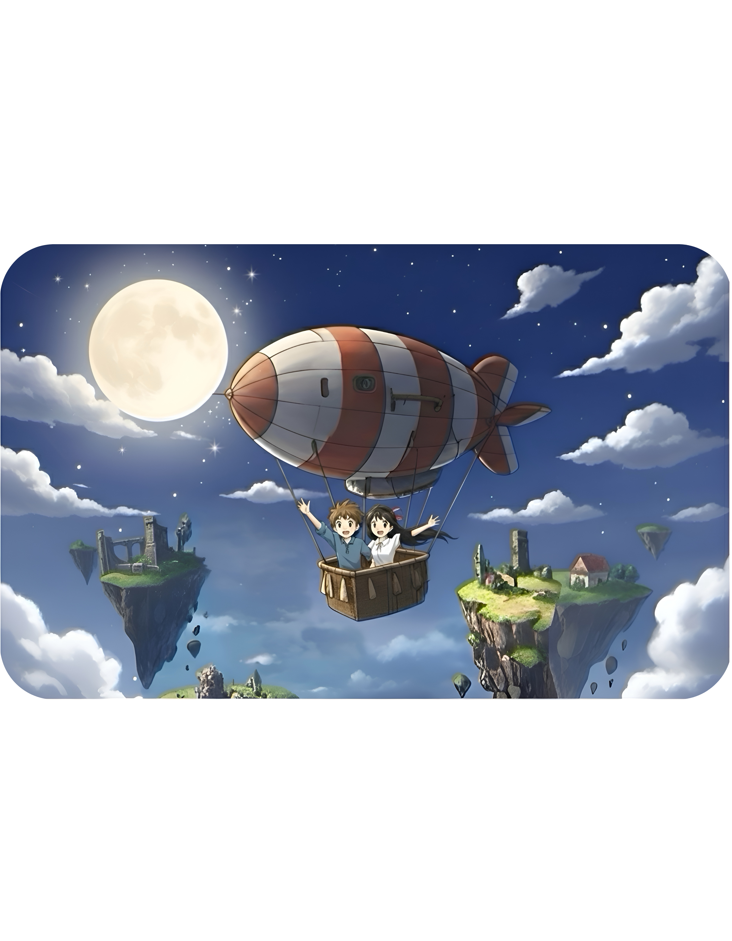 Hot Air Balloon Adventure #5 White Ceramic Mug — True Wealth, Adventure, & Creativity Cup (11oz/15oz)