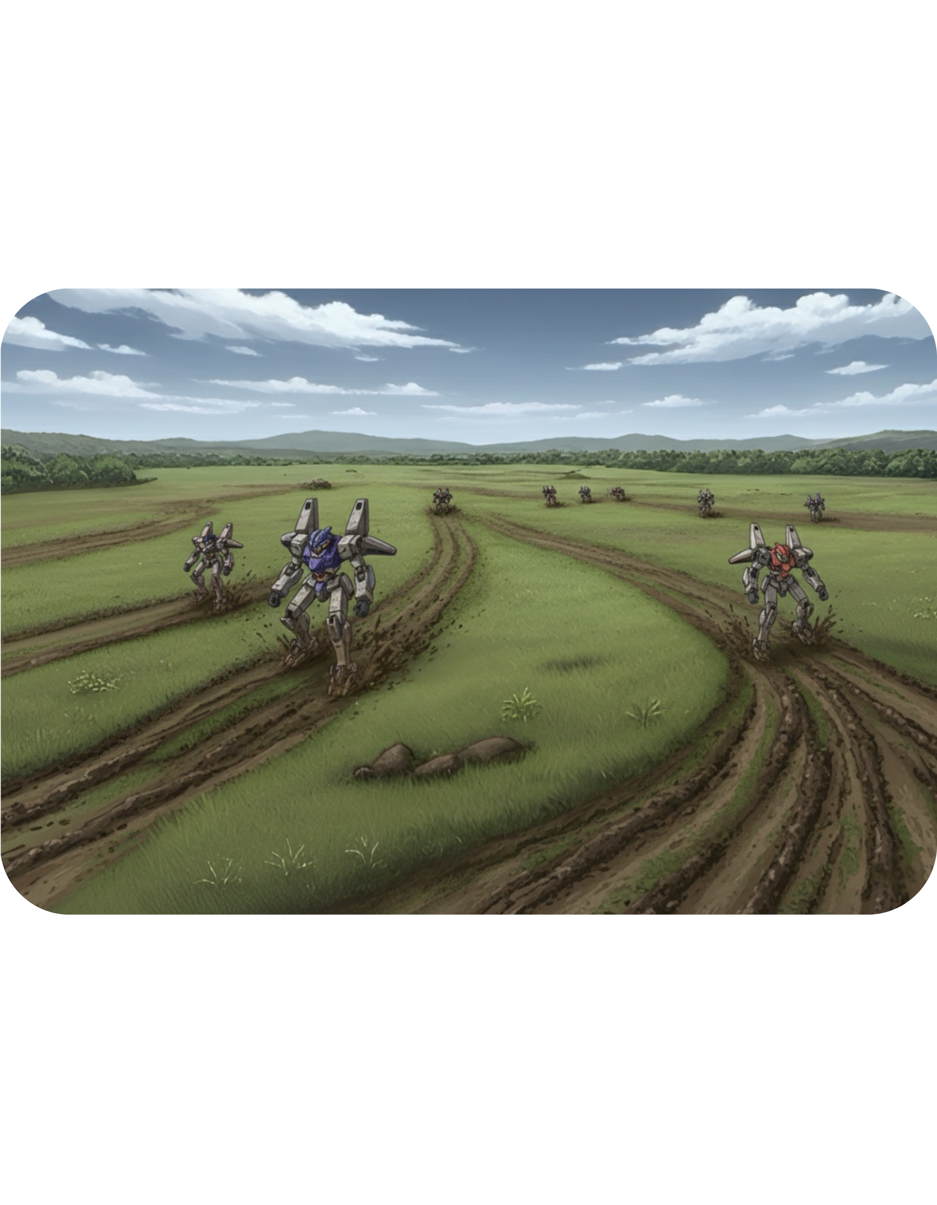 Mech Anime Racing Adventure White Ceramic Mug — Find Your Path To The Essentials Cup (11oz & 15oz)